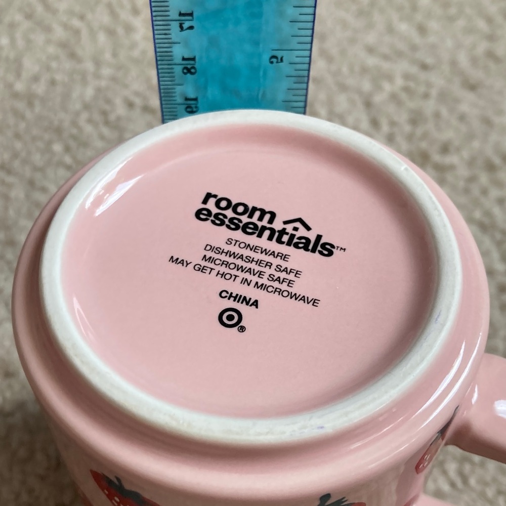 🍓NEW Target Discontinued Collection Print Strawberry Mug- Cottagecore Whimsical - Picture 5 of 6